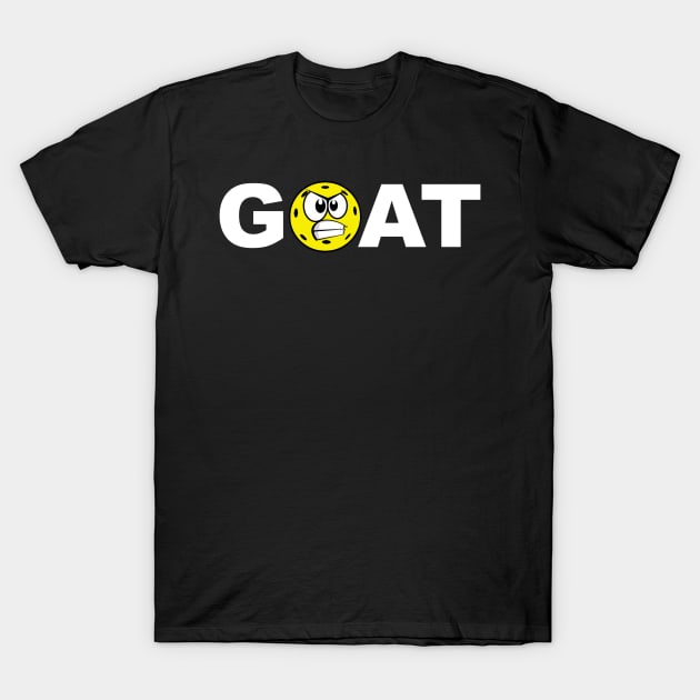 Pickleball GOAT T-Shirt by Dink Battle Pickleball